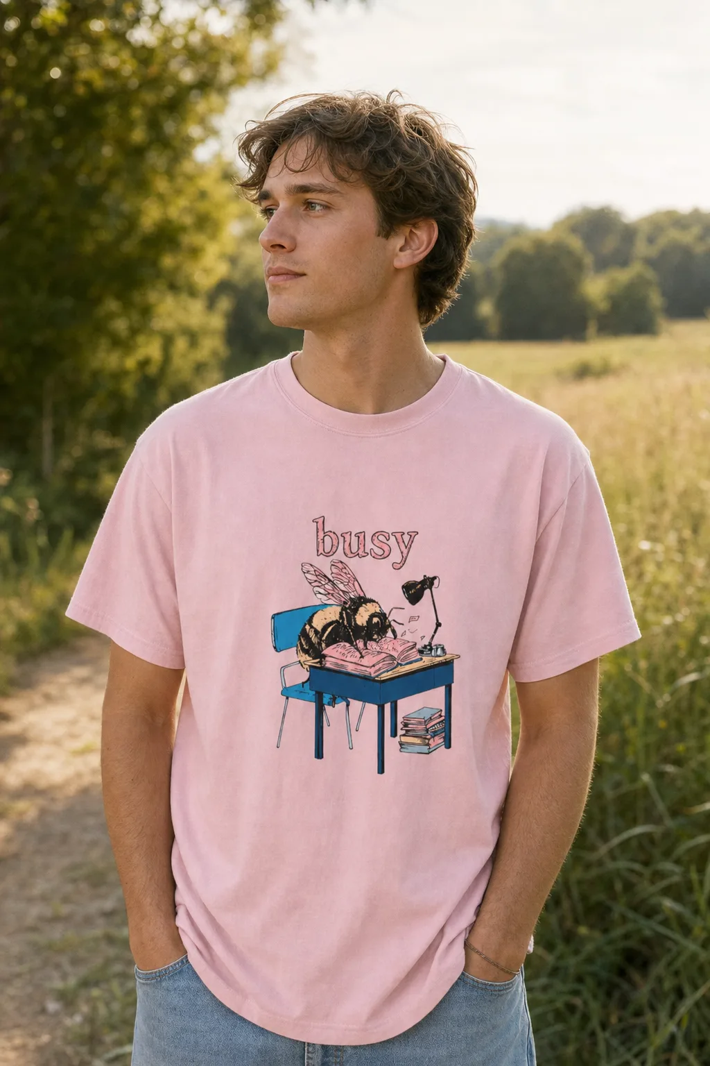 Busy Bee tee, another angle