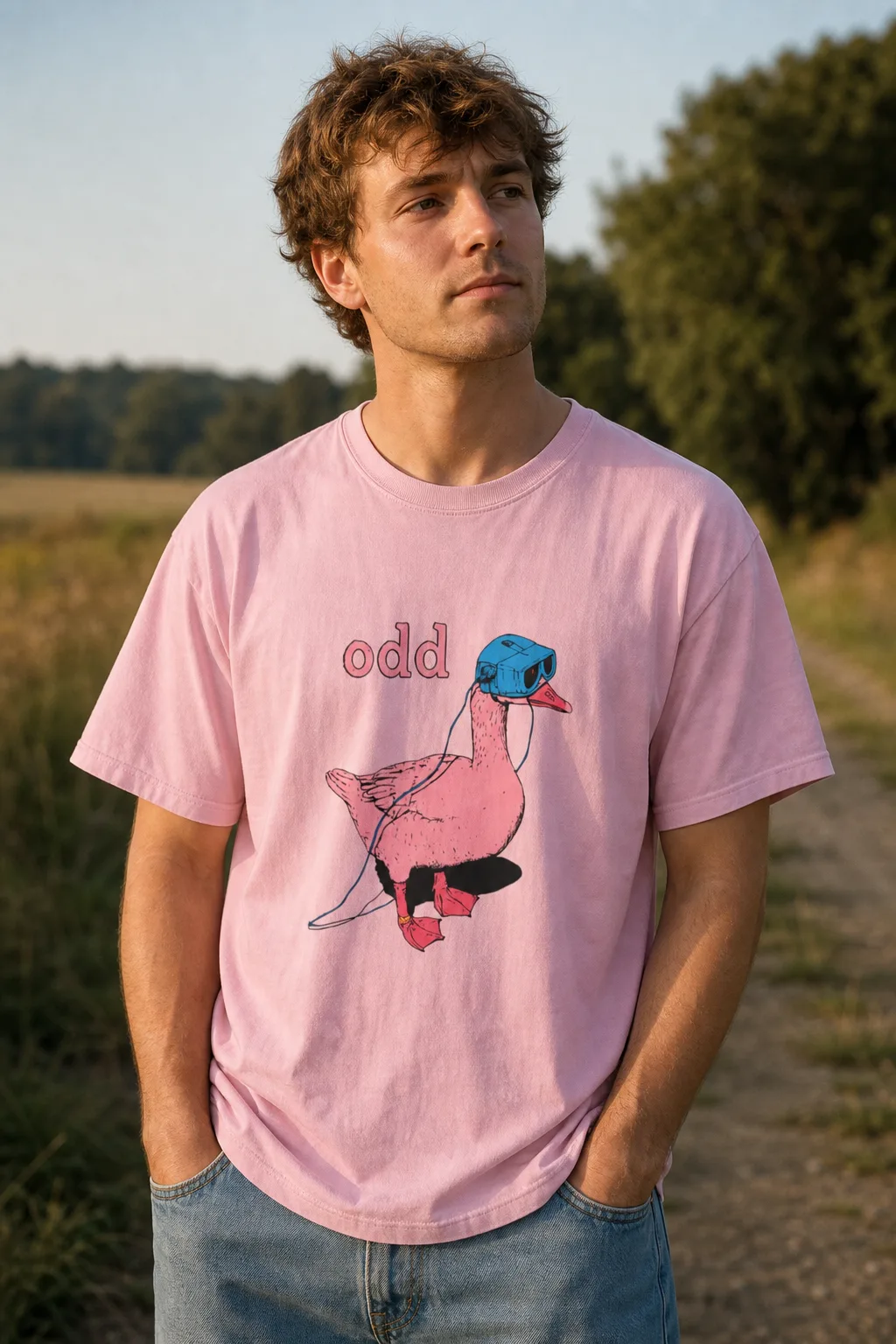 Odd Goose tee, another angle