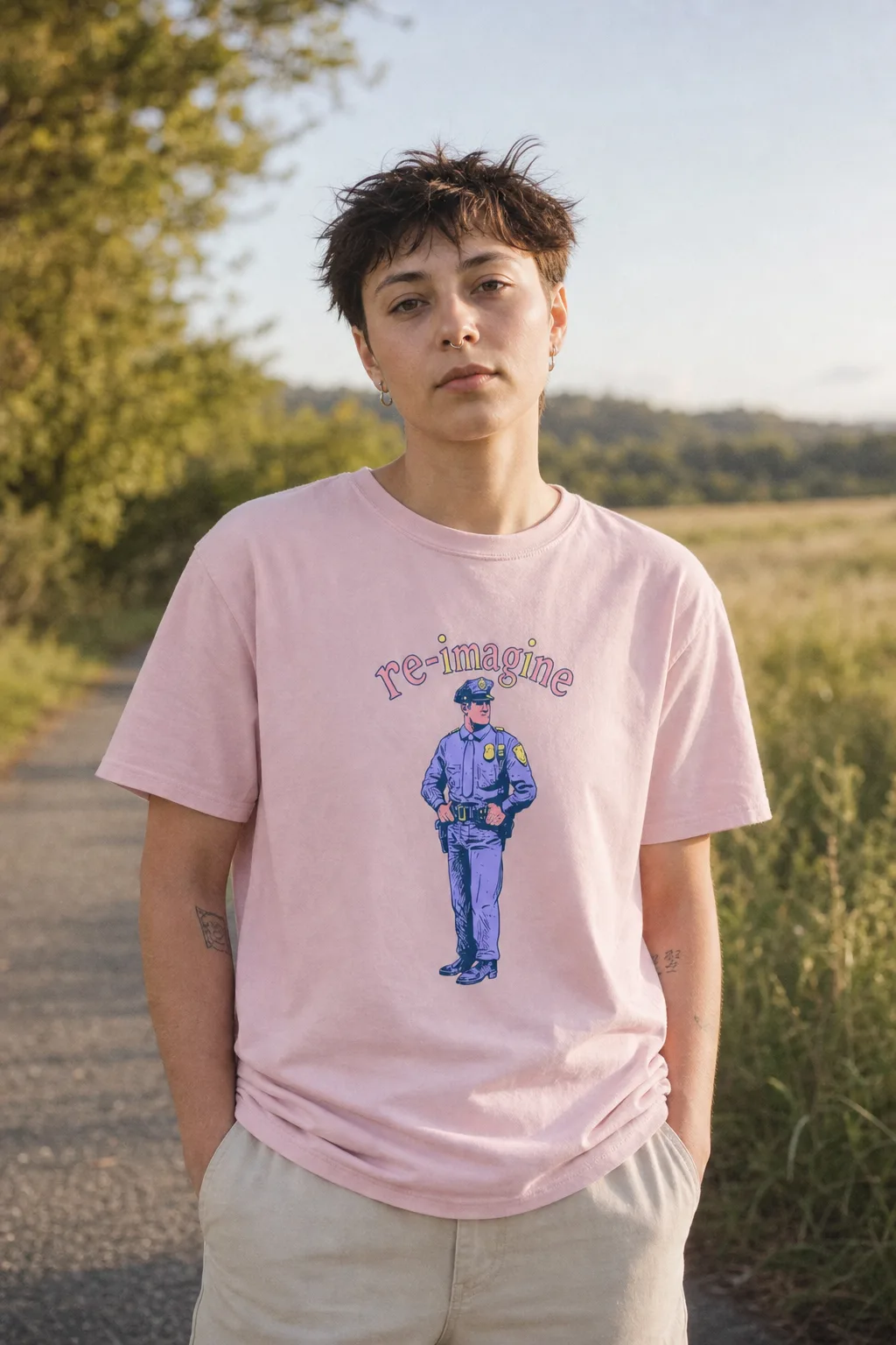 Re-imagine tee, another angle
