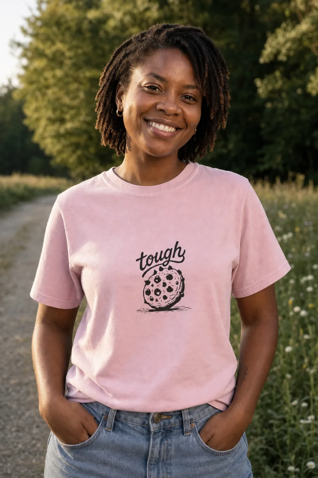 Tough Cookie tee, another angle